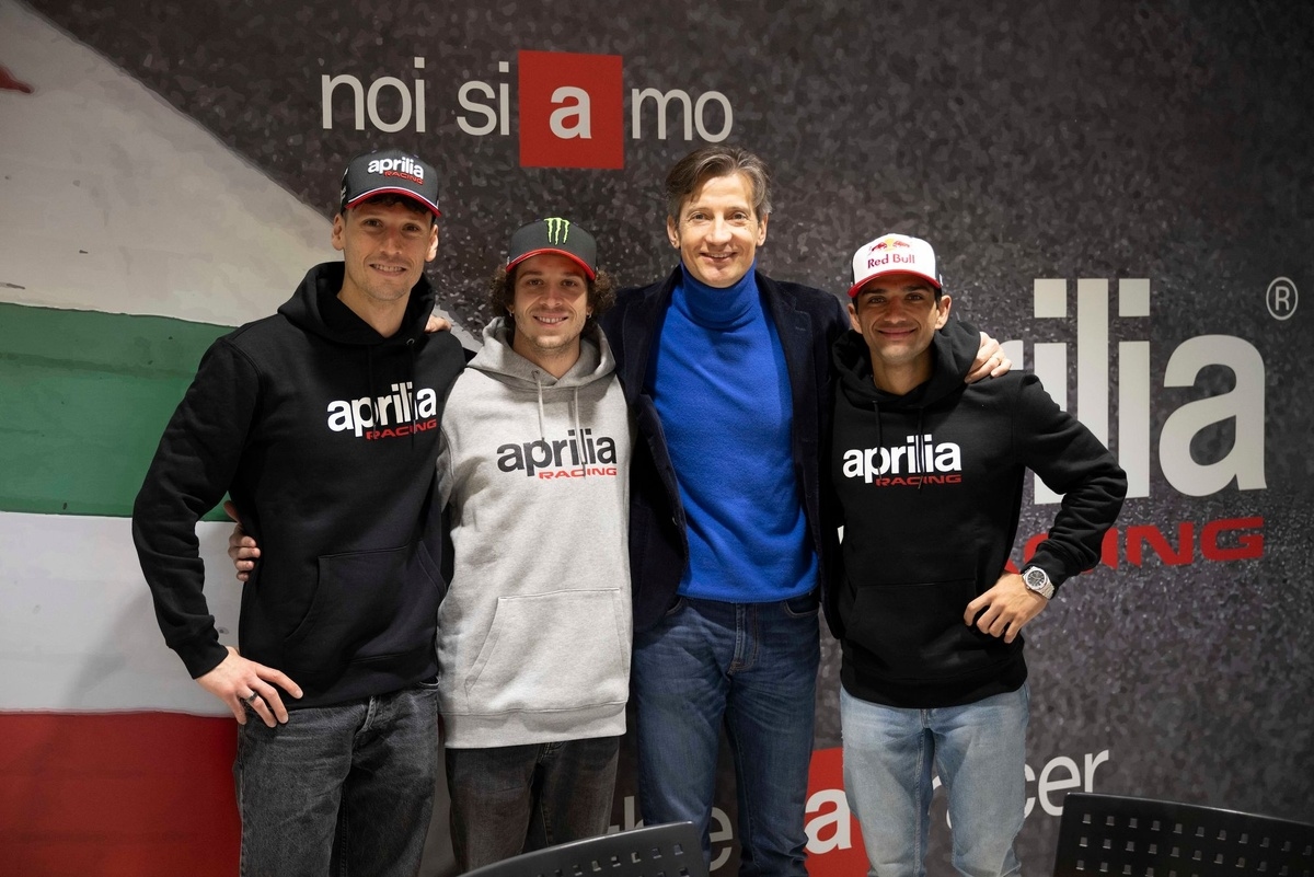 Rivola, PDG d'Aprilia : « Nous n'avons ni premier ni deuxième pilote »