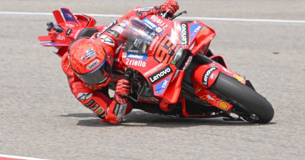 MotoGP. GP de Alemania: Marc Márquez gana una carrera caótica, Quartararo cuarto.