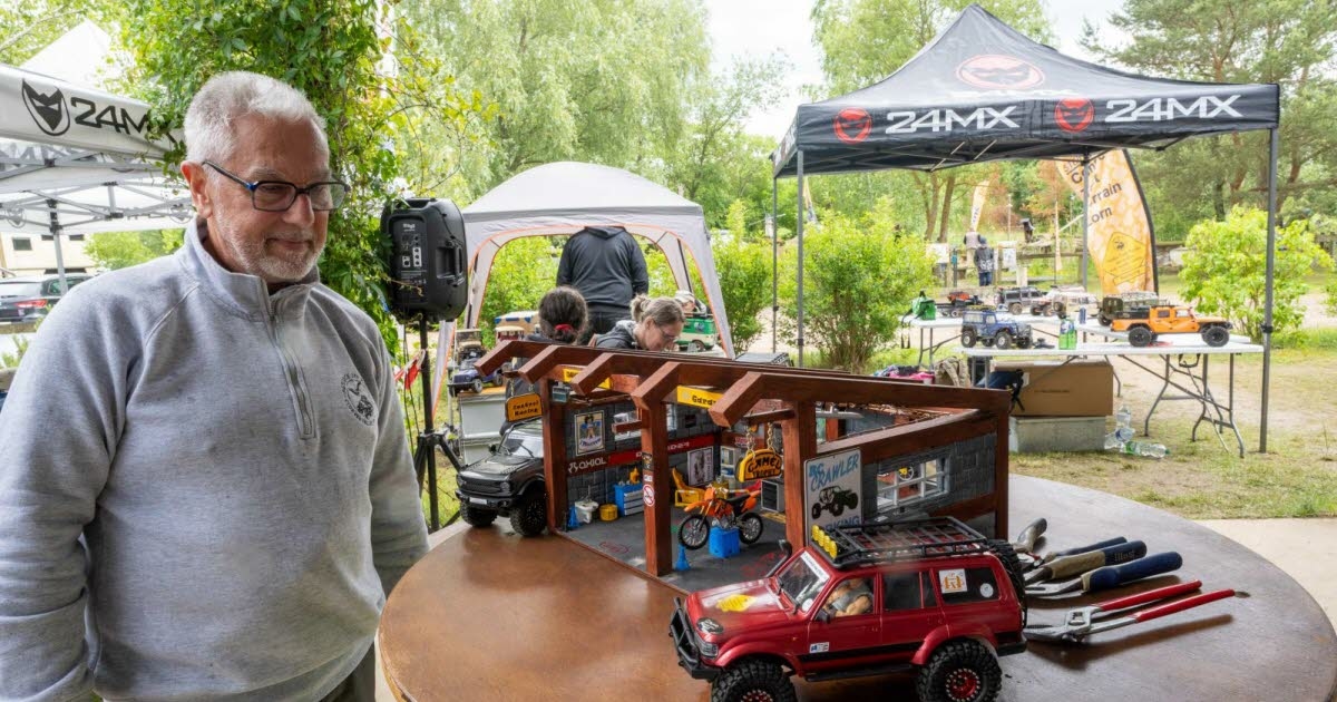 Steinbourg: Offroad radiografisch bestuurbare modelauto's laten een show zien