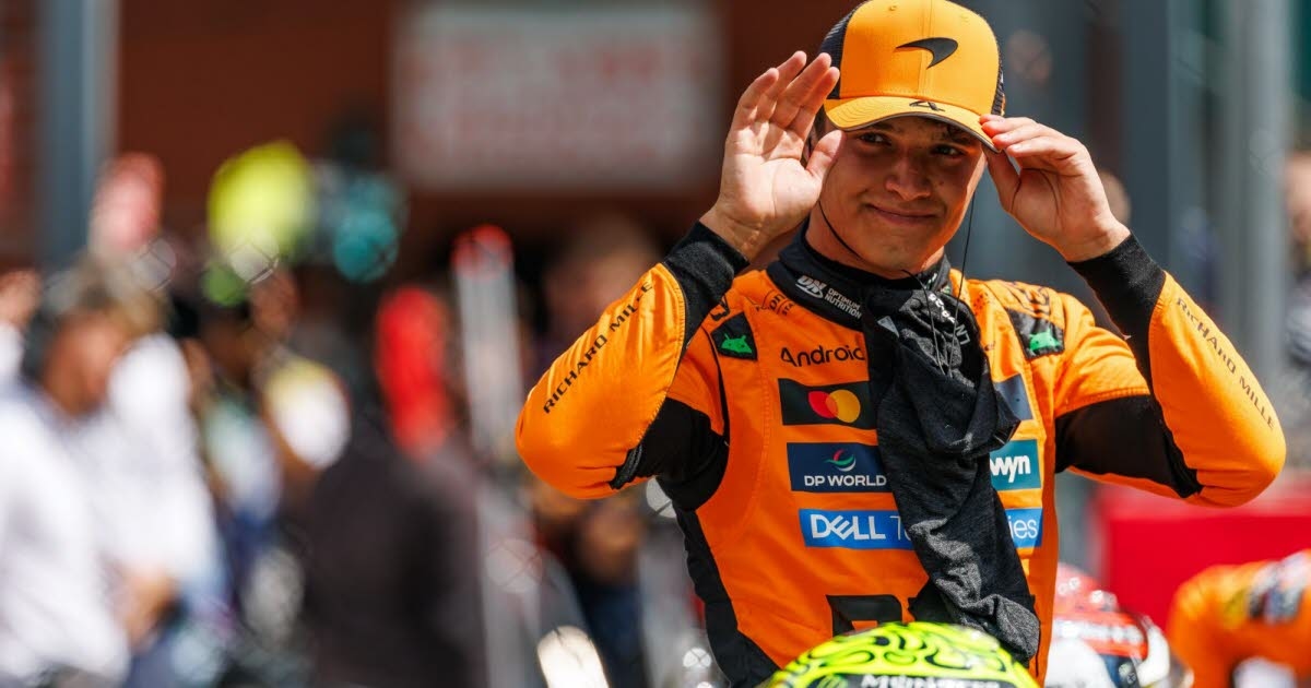 Formula 1. Lando Norris in McLaren to start from pole position for the Belgian Grand Prix