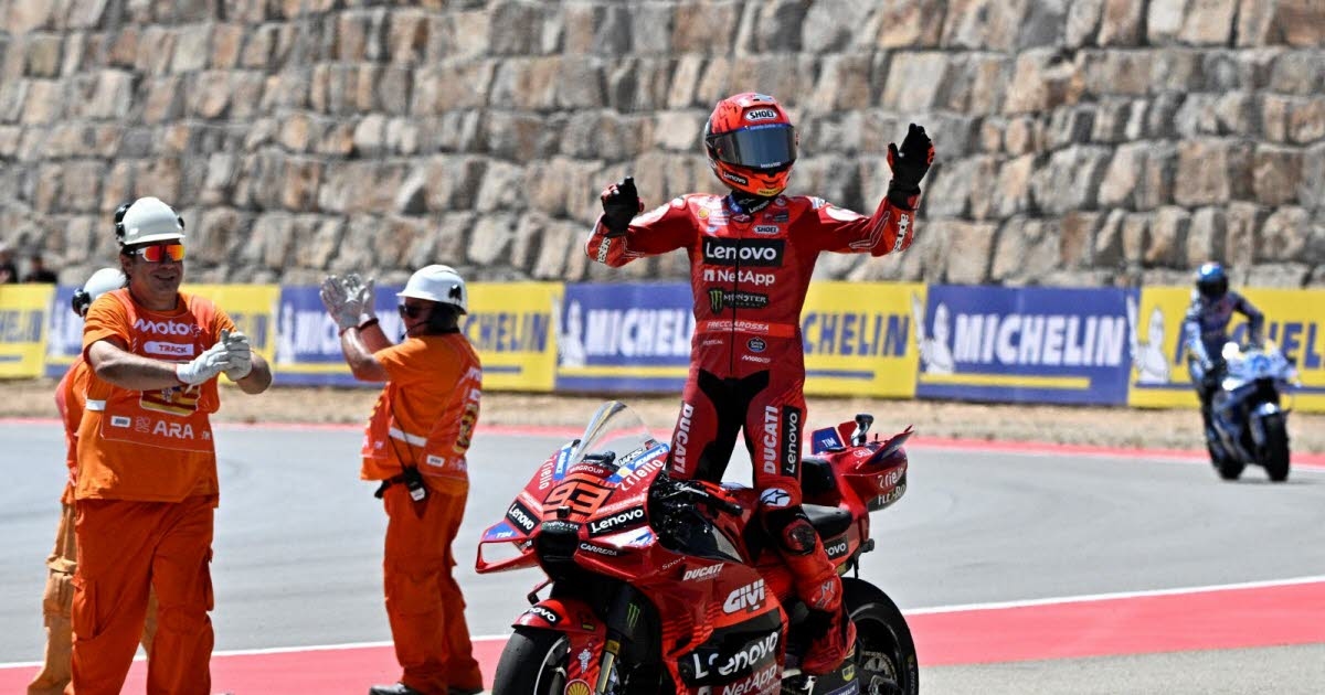 MotoGP: Untouchable in Aragon, Marc Marquez dominates the sprint race