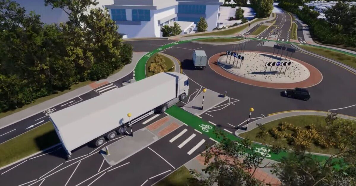 UK town's new £2m roundabout so confusing drivers sent video on how to use it
