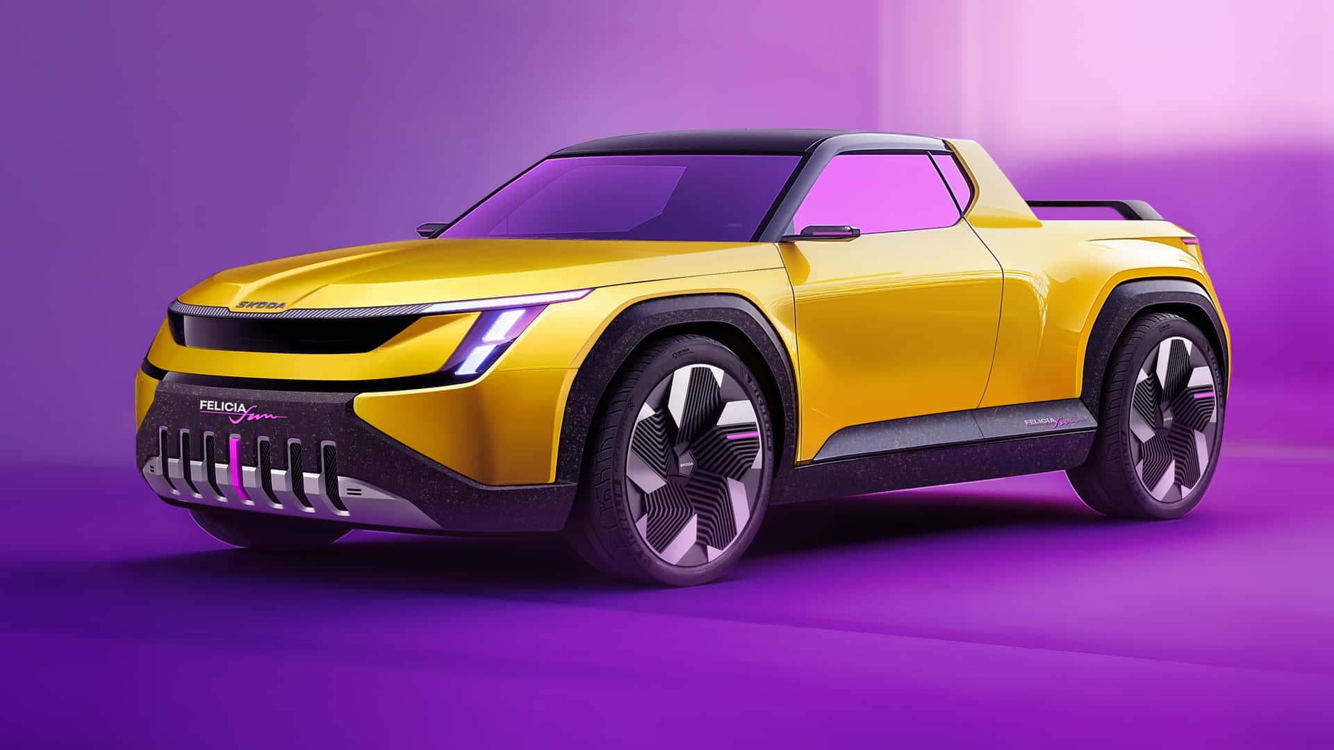O retorno da picape cult dos anos 90? Skoda apresenta o Felicia Fun Concept