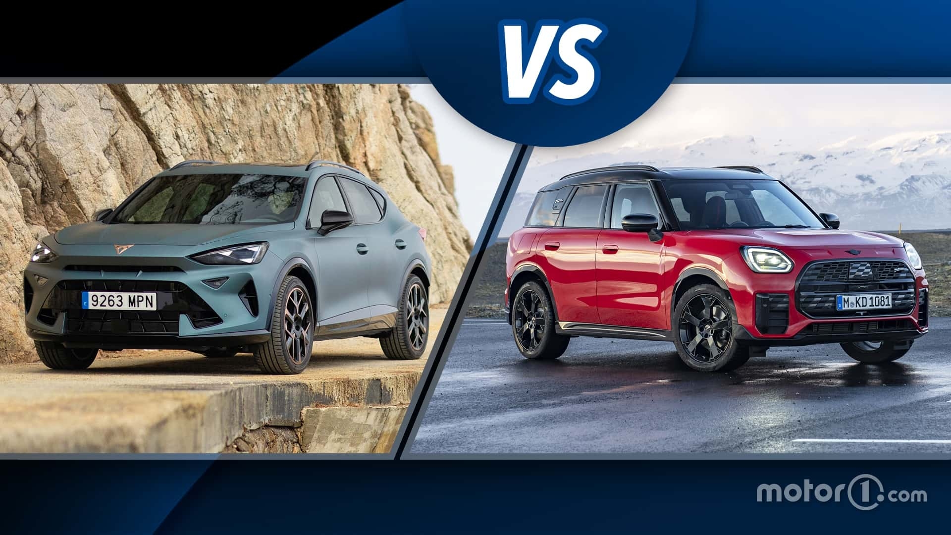 Cupra Formentor vs. Mini Countryman: Sporty SUVs compared