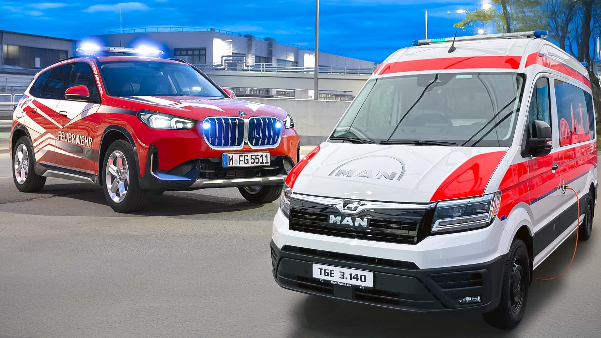 Von Allrad-KTW bis Polizei-M2: MAN und BMW auf der RETTmobil 2025