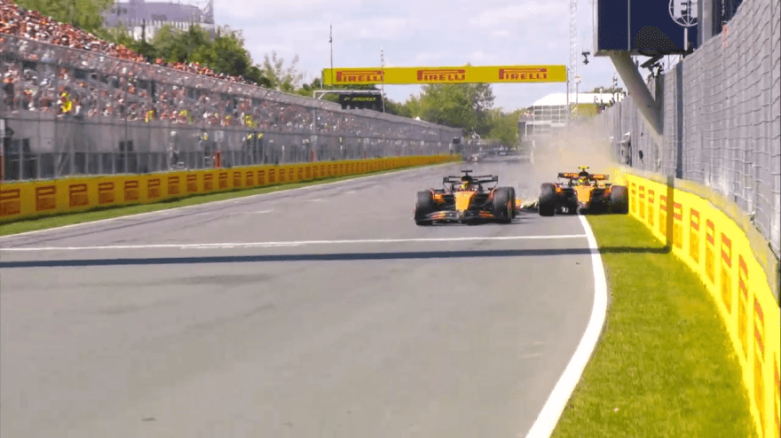 F1, GP de Canadá: momentos destacados de la carrera, duelo Norris-Piastri