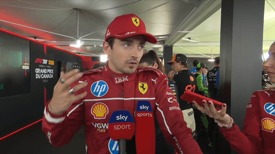 Leclerc: "Situación frustrante, el coche..."