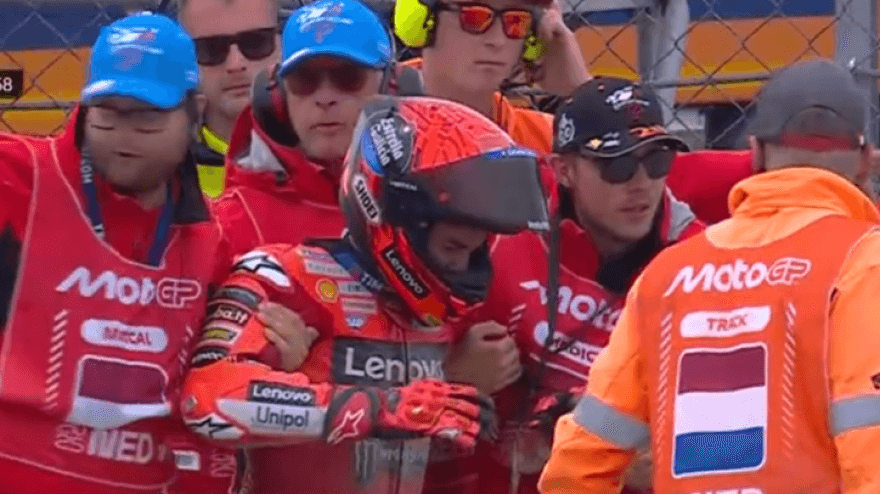 Ai, Márquez! Marc sente dores após acidente: assista ao vídeo