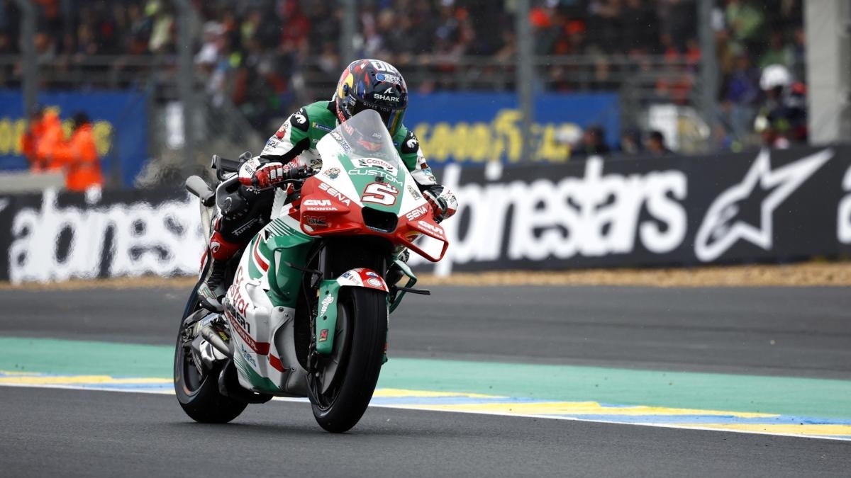 Zarco triomphe à la surprise générale au Mans devant Marc Marquez. Bagnaia et Alex tombent