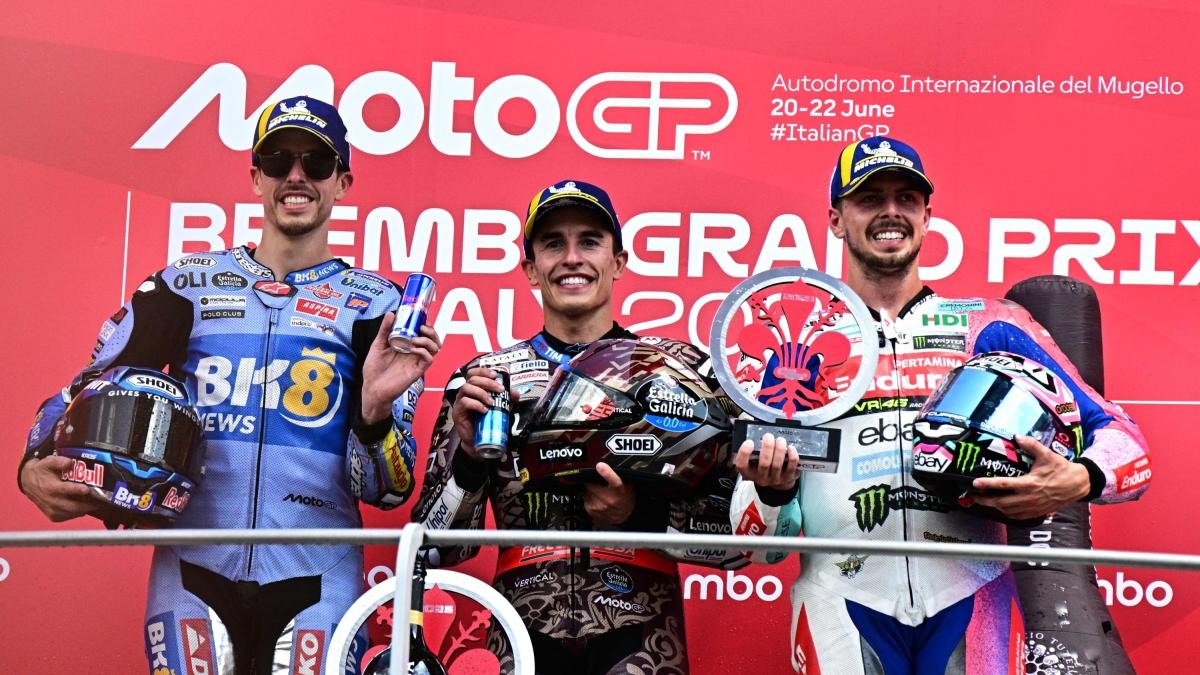 Diggia: "Podio speciale e che rischio su Bagnaia". Marc: "Ecco l'anima Ducati"