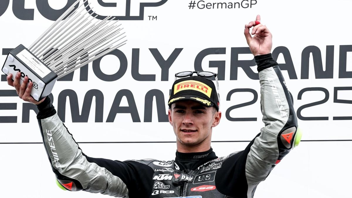 GP di Germania: vittoria all’ultima curva per Munoz che beffa Quiles e Rueda. Pini è 7°