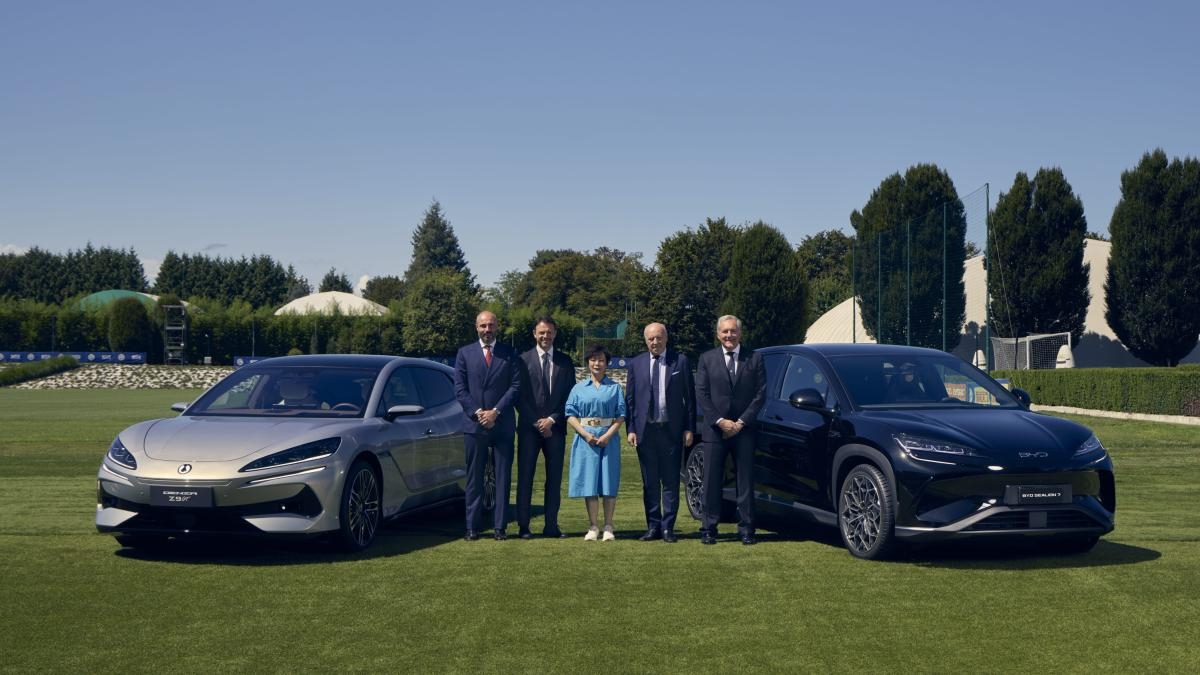 BYD and Inter Milan sign a three-year agreement combining technology and sustainability.