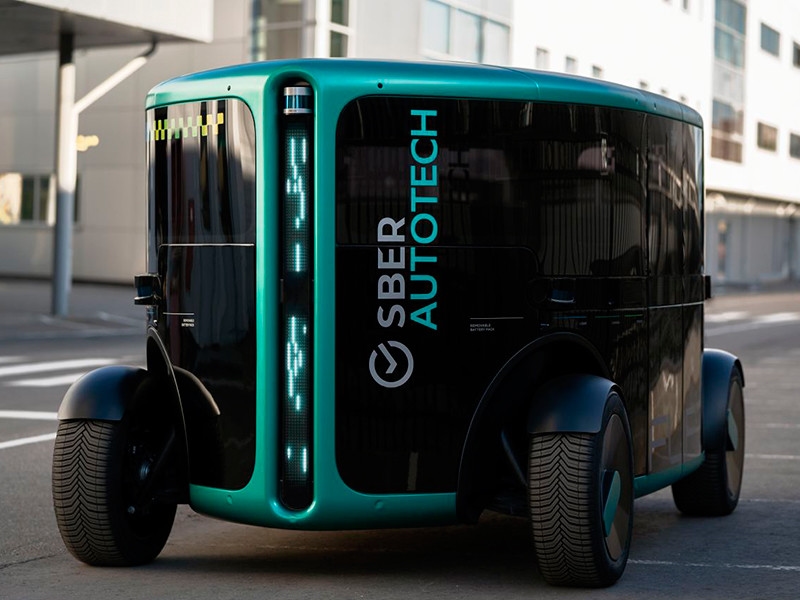 Sberbank, Sürücü Koltuğu Olmayan İnsansız Elektrikli Taksi Prototipini Gösterdi (VİDEO)
