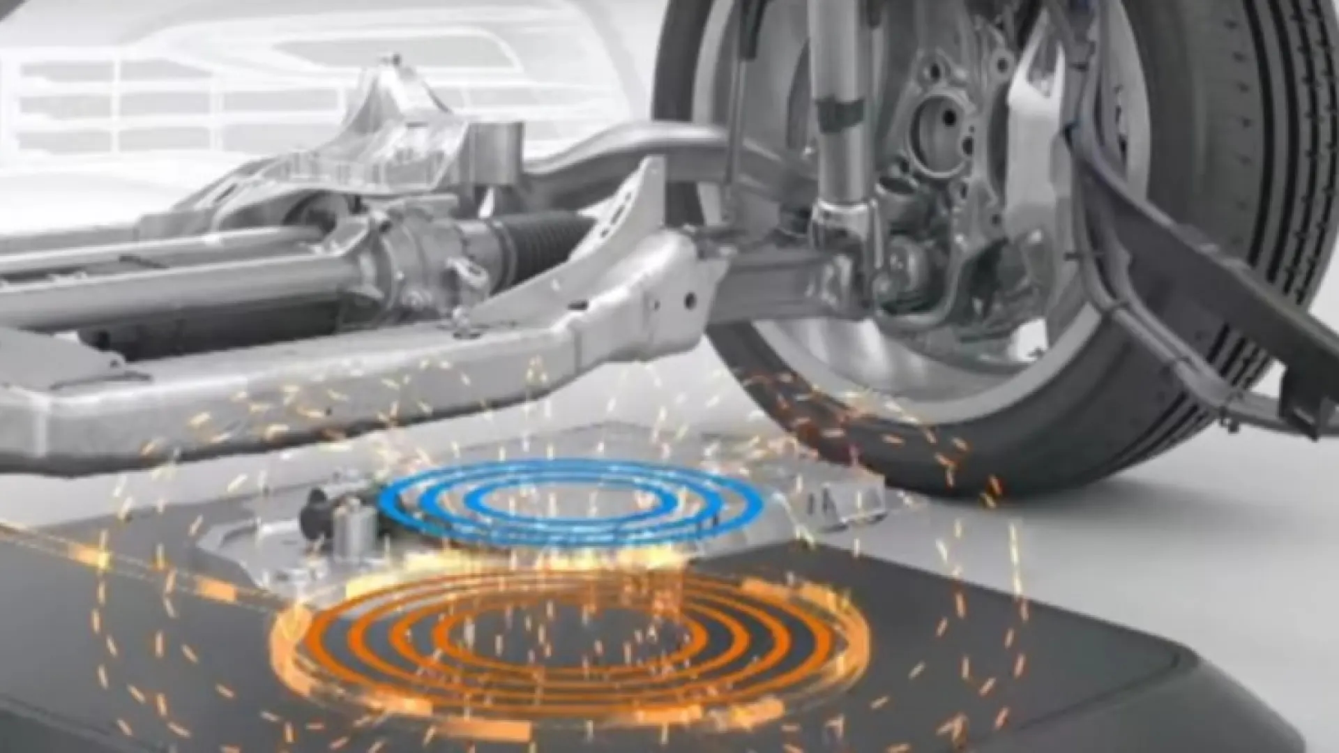 This is how wireless charging works in an electric car