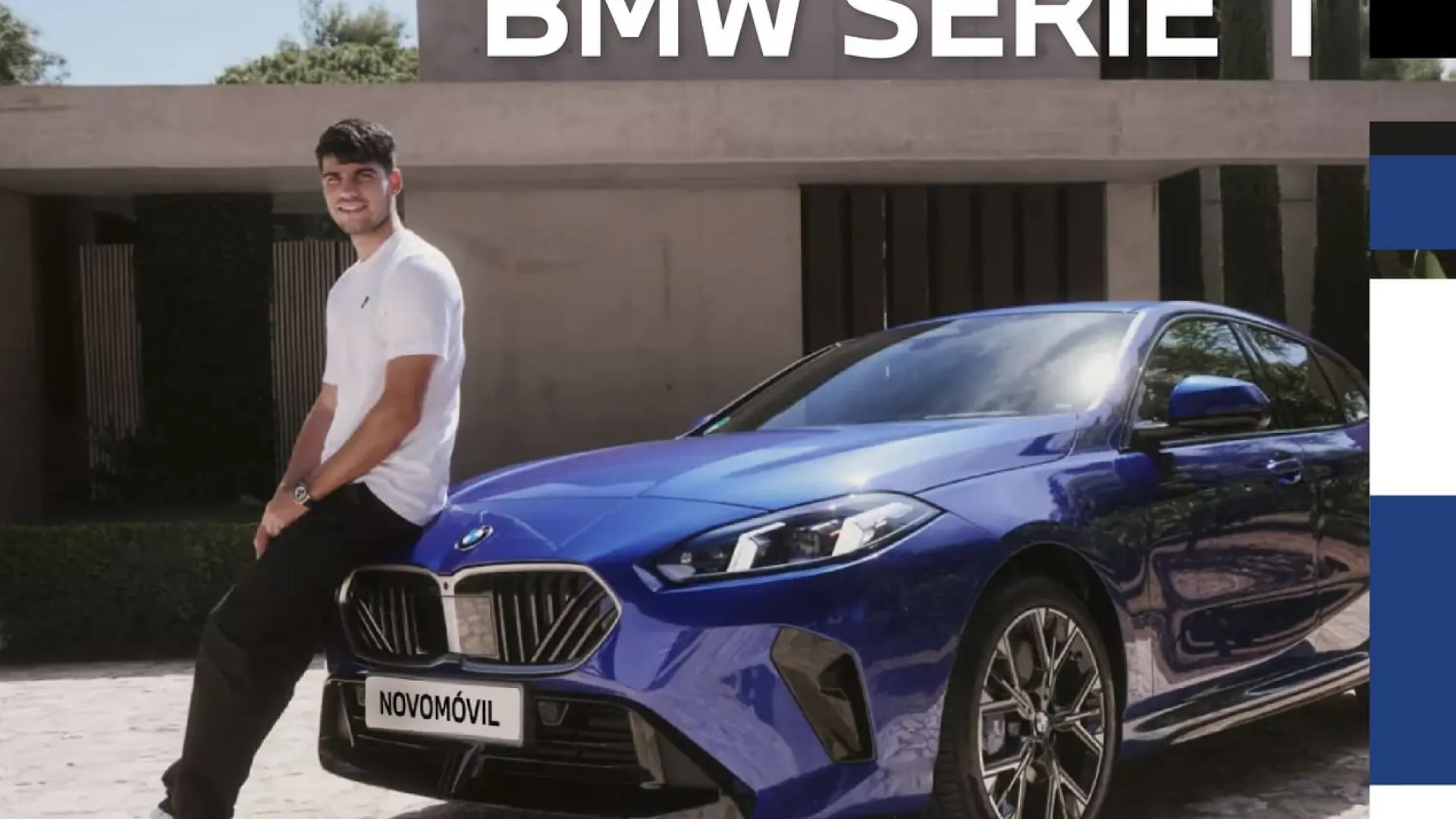 Carlos Alcaraz's car with eight speeds, 510 hp, and a starting price of over 120,000 euros