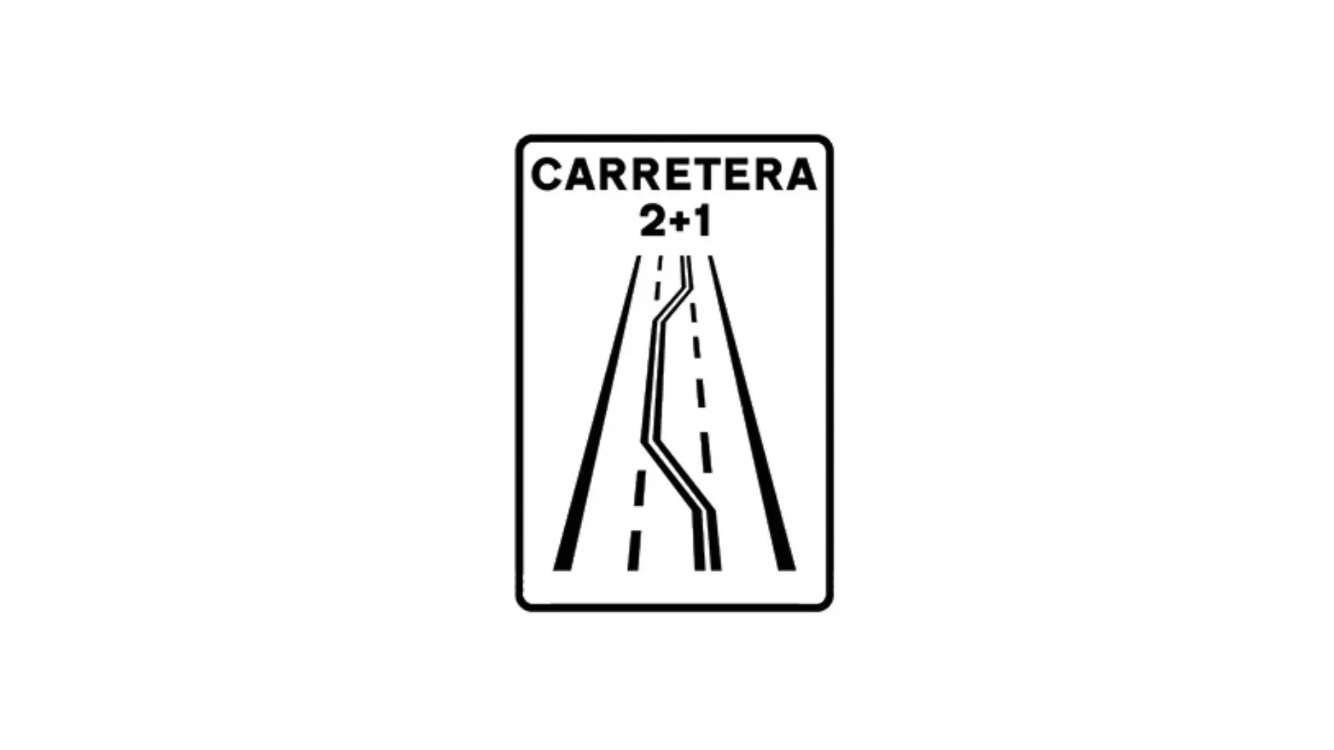 Was bedeutet das 2+1-Schild, das Sie auf spanischen Straßen sehen?