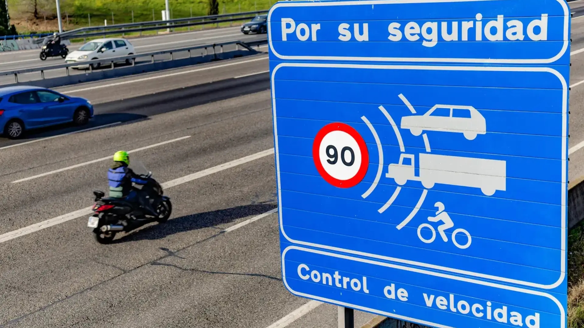 Ubicazione del nuovo radar DGT a Madrid, che inizierà a emettere multe il 1° settembre.