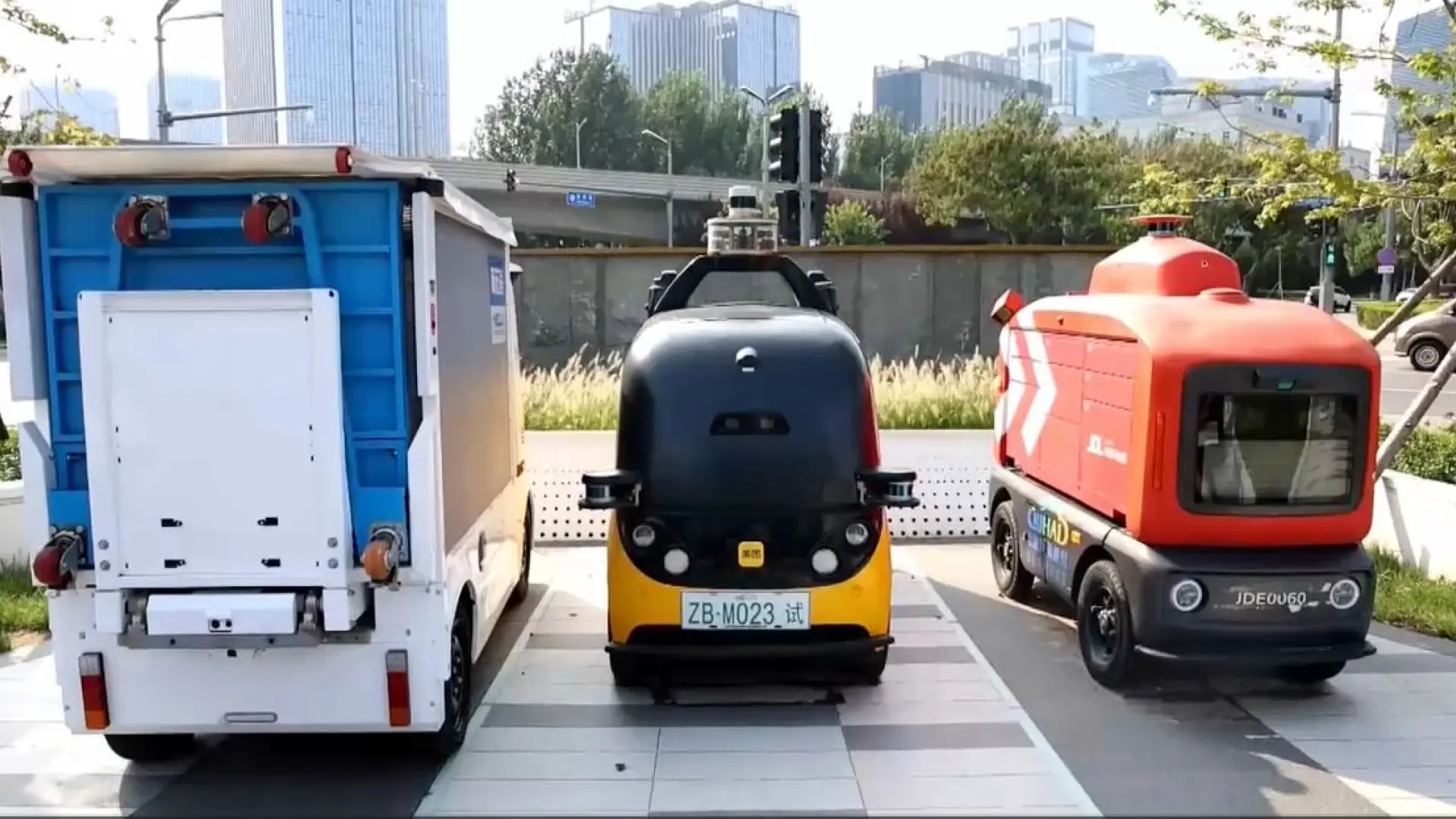 China unveils new self-driving car models