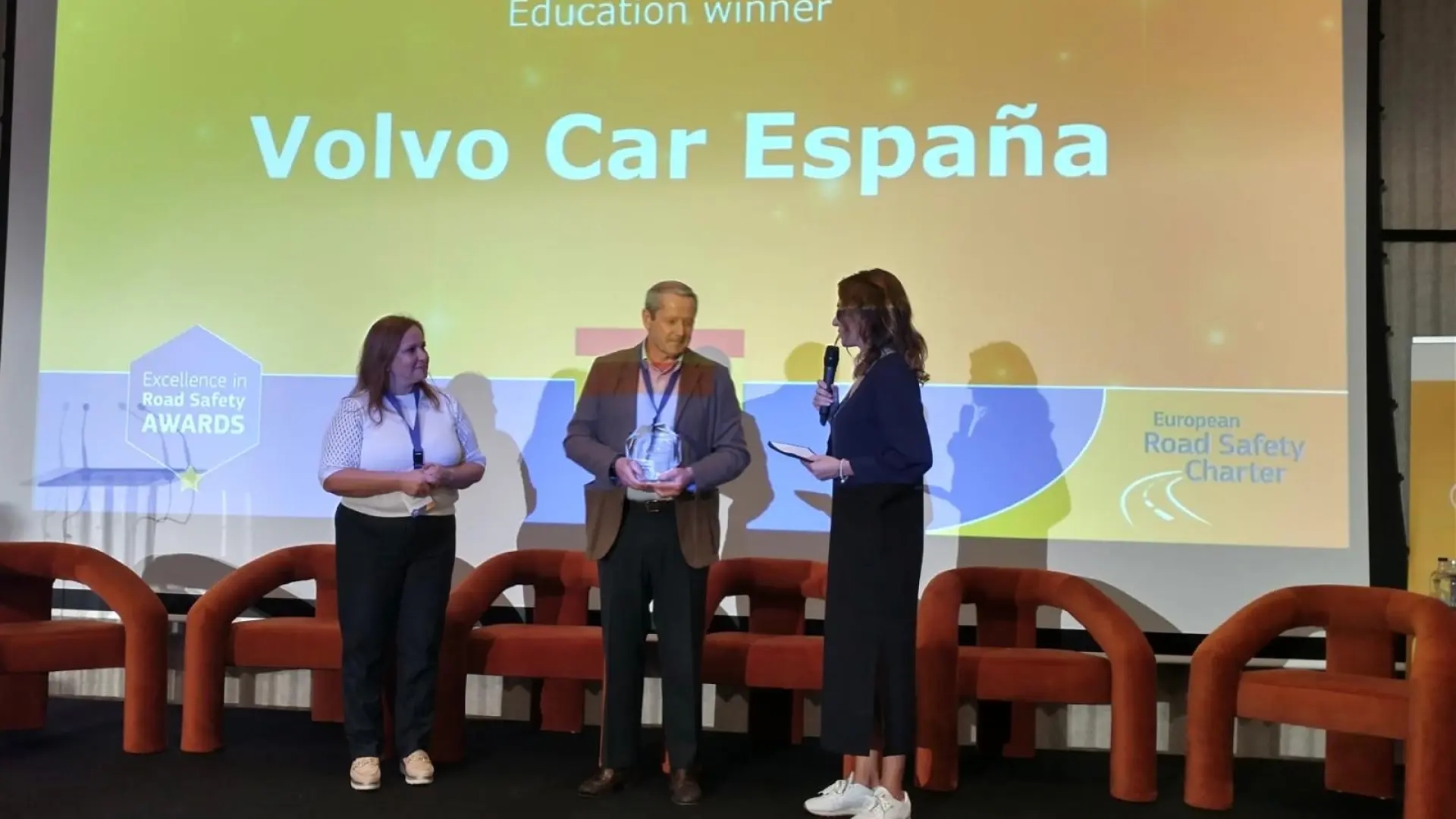 Volvo Car Spain wins the 2025 European Road Safety Award for road safety education