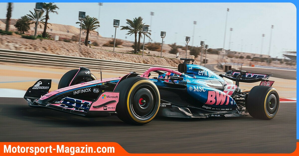 Formel 1 - Bilder: Shakedown des neuen Alpine A525 in Bahrain