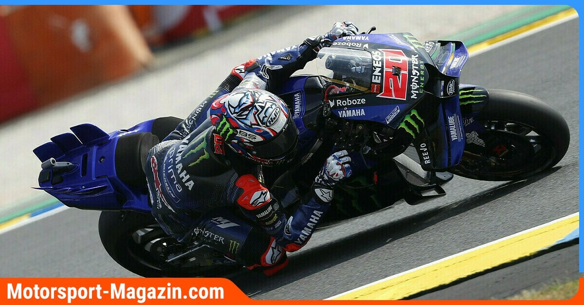 MotoGP - Fabio Quartararo consigue el último tiempo de entrenamientos de MotoGP en Le Mans