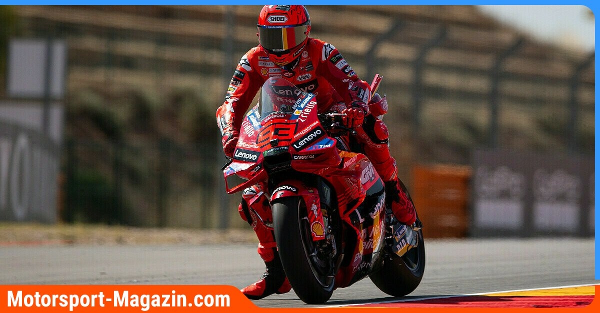 MotoGP - Marc Marquez also leads MotoGP training in Aragon, opponents get closer
