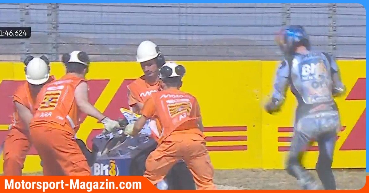 MotoGP - Марк Маркес продвигается в MotoGP FP2, Алекс Маркес терпит крах в Арагоне