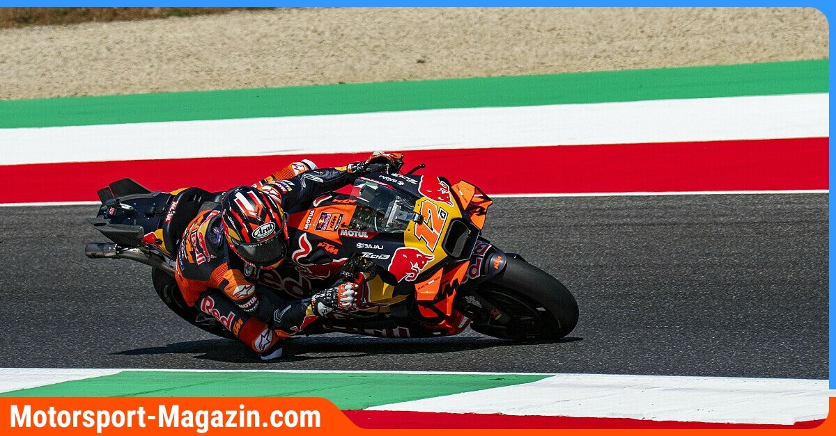 MotoGP - Maverick Vinales leidt tijdens KTM MotoGP-training in Mugello