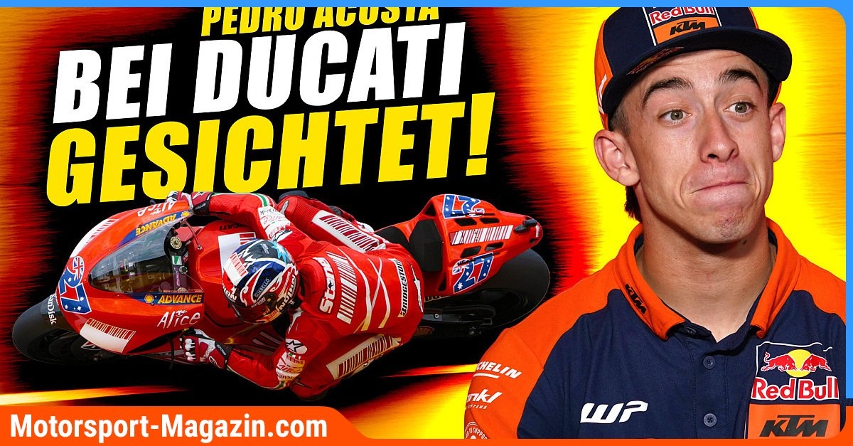 MotoGP - Vídeo: Pedro Acosta visita la fábrica de Ducati: ¿Qué está pasando allí?