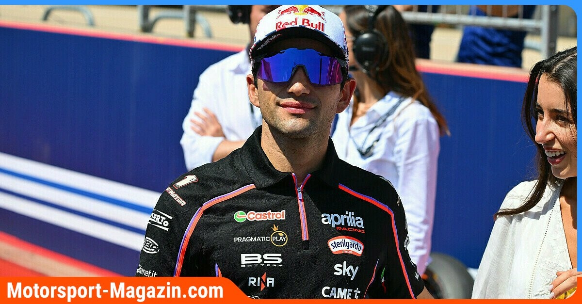 O retorno de Jorge Martin à MotoGP: teste privado da Aprilia em Misano na quarta-feira