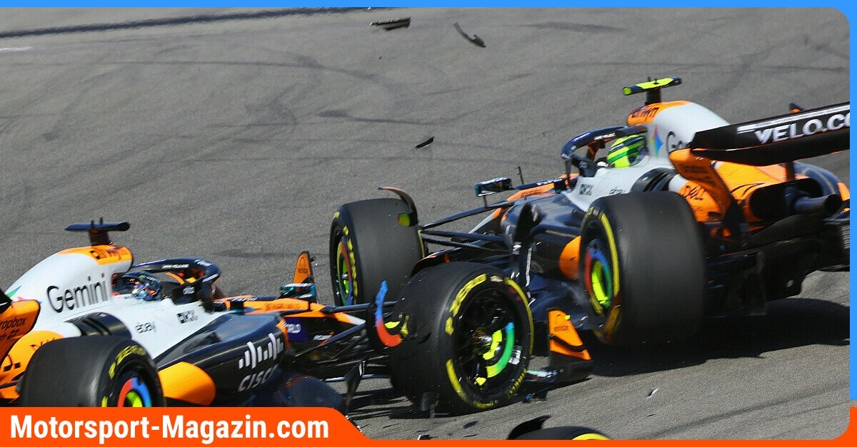 Formula 1 - McLaren, Austin kazasının ardından suçluyu açıkladı: Oscar Piastri ve Lando Norris gridde