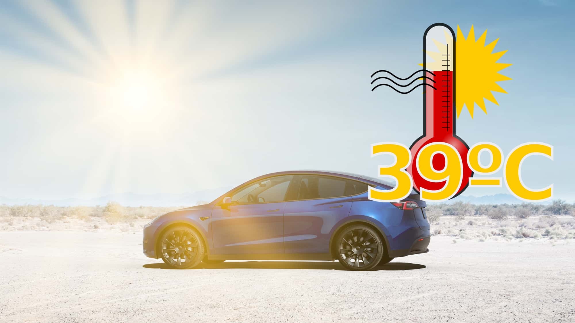 Electric car air conditioning and range: Do electric cars get stuck in summer traffic jams?