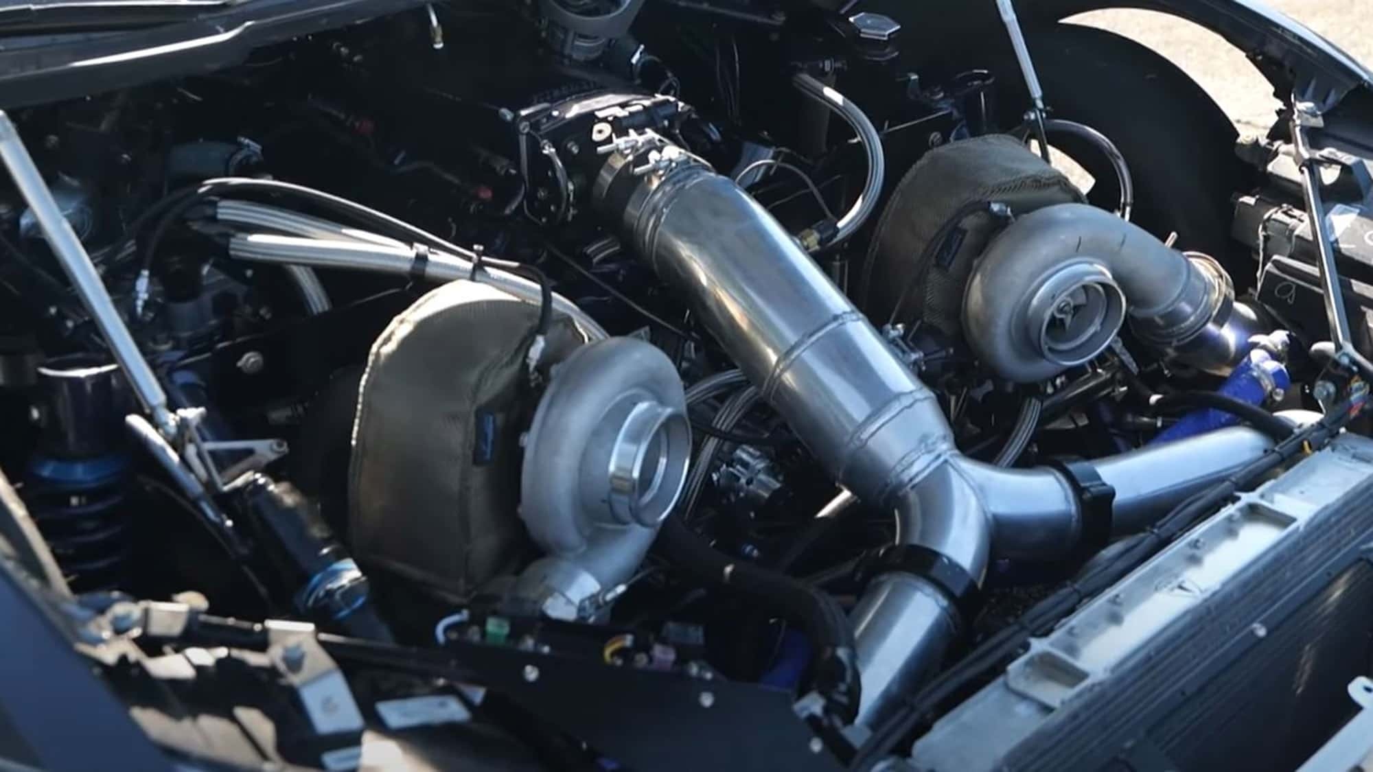 Radical Model S conversion: This Tesla blazes along with a 9.2-liter V8