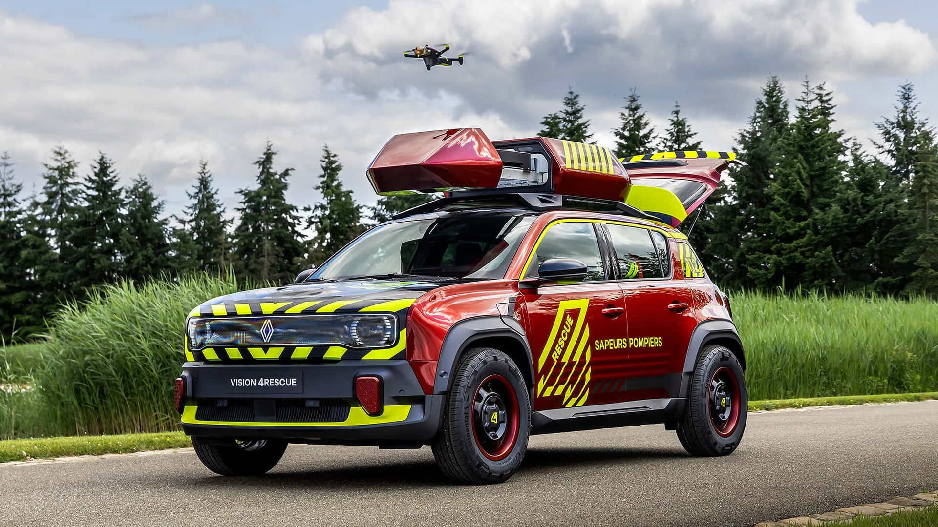 Presentación: Renault Vision 4Rescue: Renault Vision 4Rescue: Camión de bomberos eléctrico