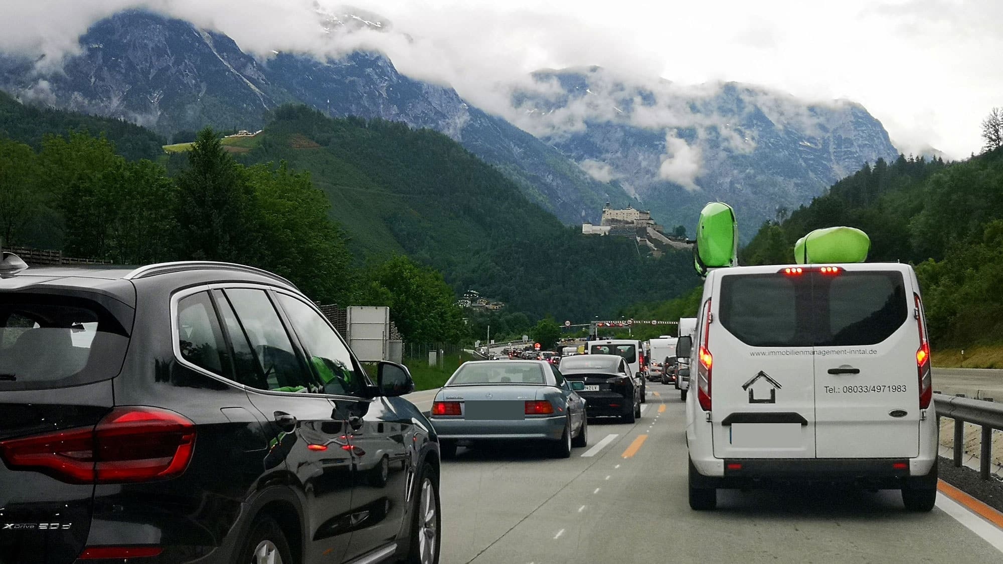 Caos sulla circolazione sulle autostrade del Brennero e dei Tauri: A10, A12 e A13 a rischio congestione