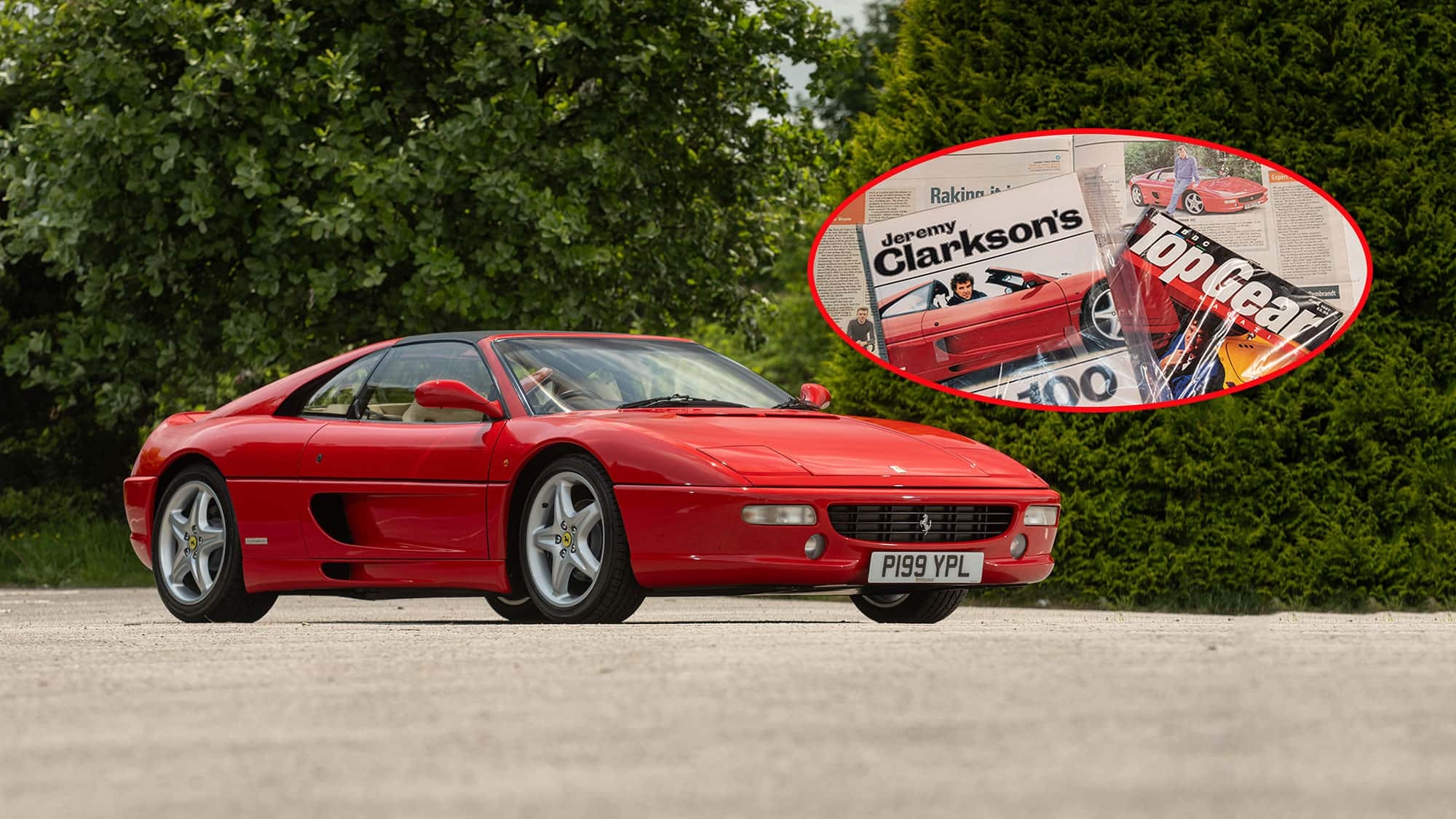 Jeremy Clarkson's Ferrari F355 GTS: "The best car in the world" is up for auction