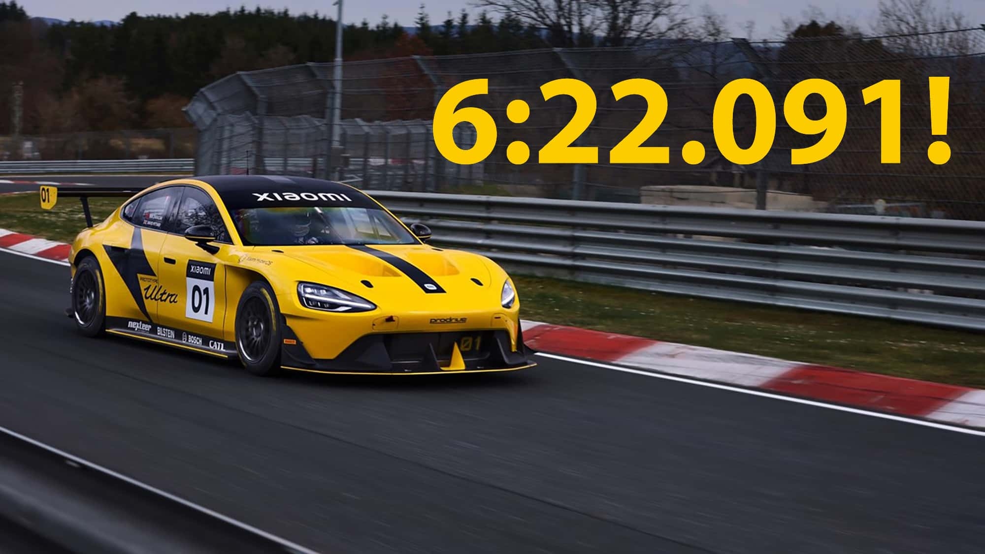 Prototipo del Xiaomi SU7 Ultra en Nürburgring: el coche chino supera a todos