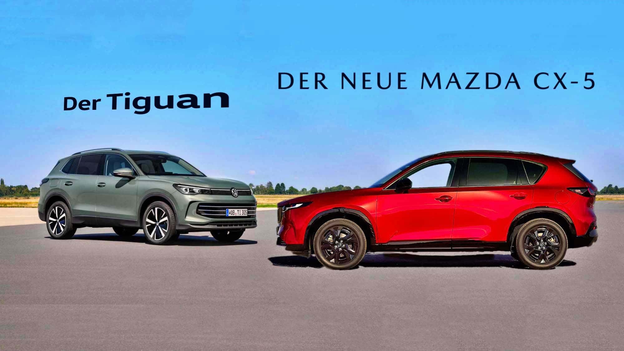 Сравнение — новая Mazda CX-5 и VW Tiguan: новая Mazda CX-5 лучше Tiguan?