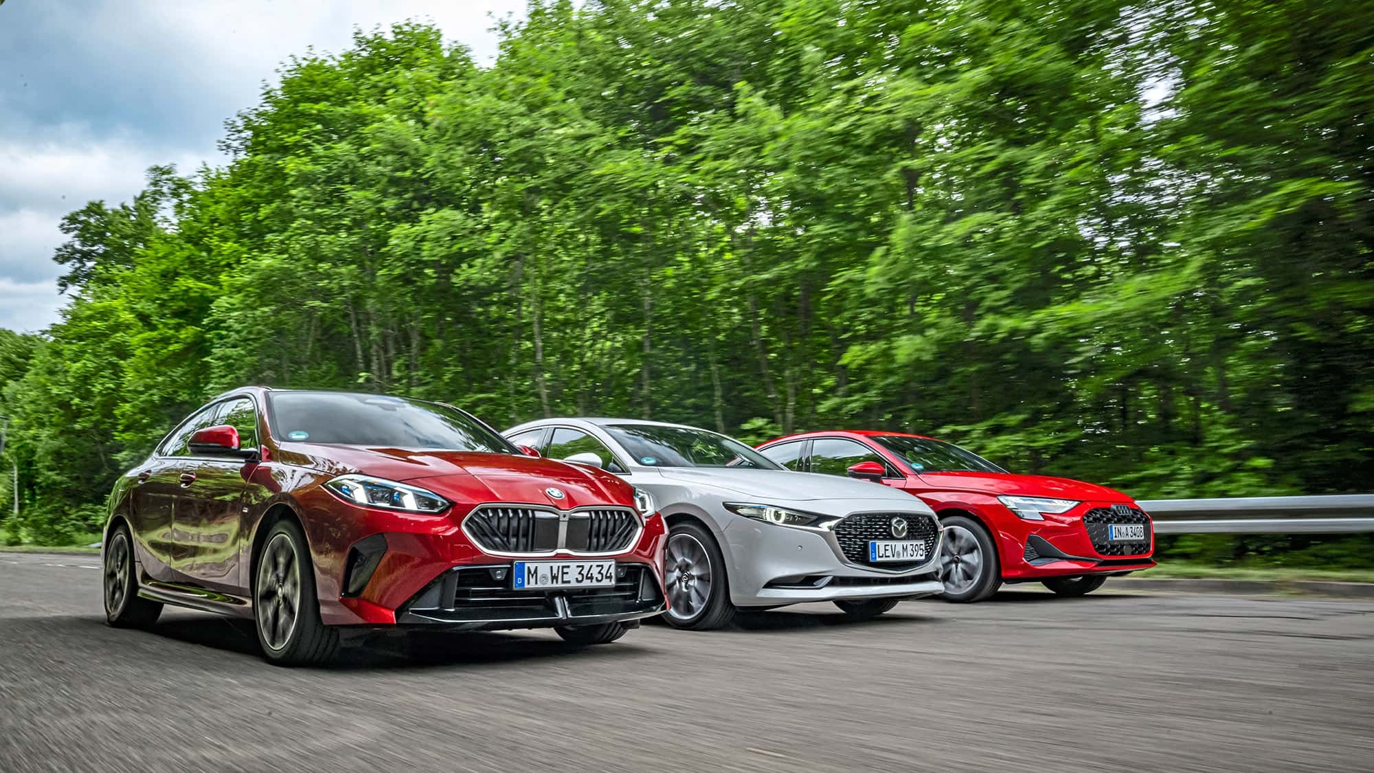 Audi A3, BMW 2 Serisi Gran Coupé ve Mazda 3 Fastback: En iyi notchback sedanı kim üretiyor?
