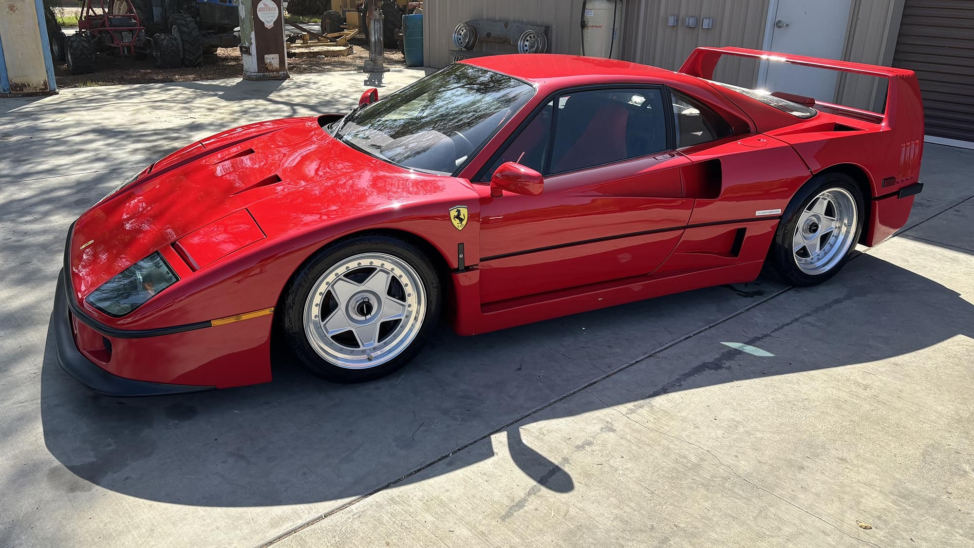 Lenda da Ferrari na fazenda: a descoberta mais incomum do F40 do ano
