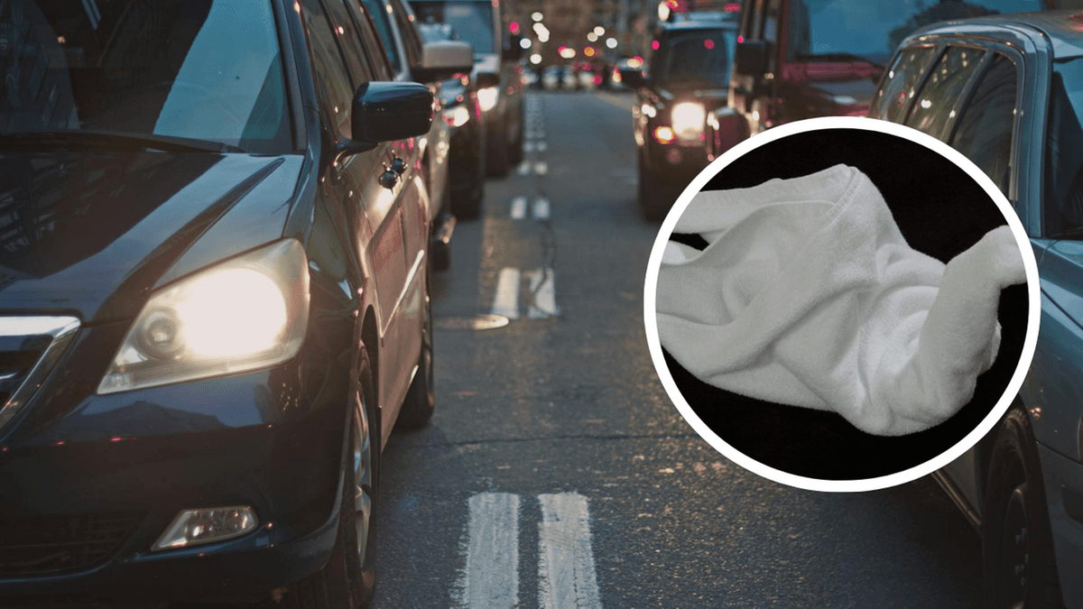 Viu uma toalha branca no seu carro? Não ignore este sinal de alerta.