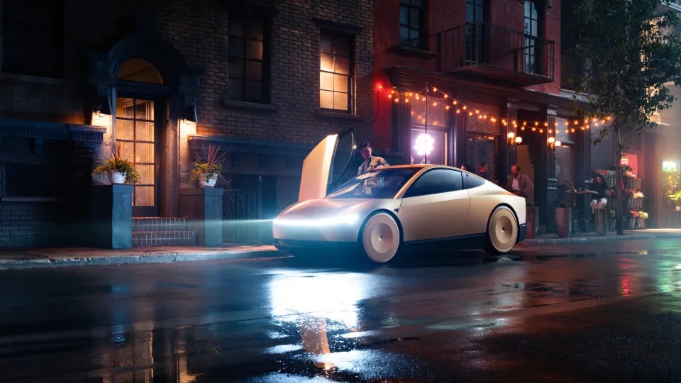 Автономный Cybercab от Tesla может оказаться менее футуристичным и оснастить рулевым колесом и педалями.