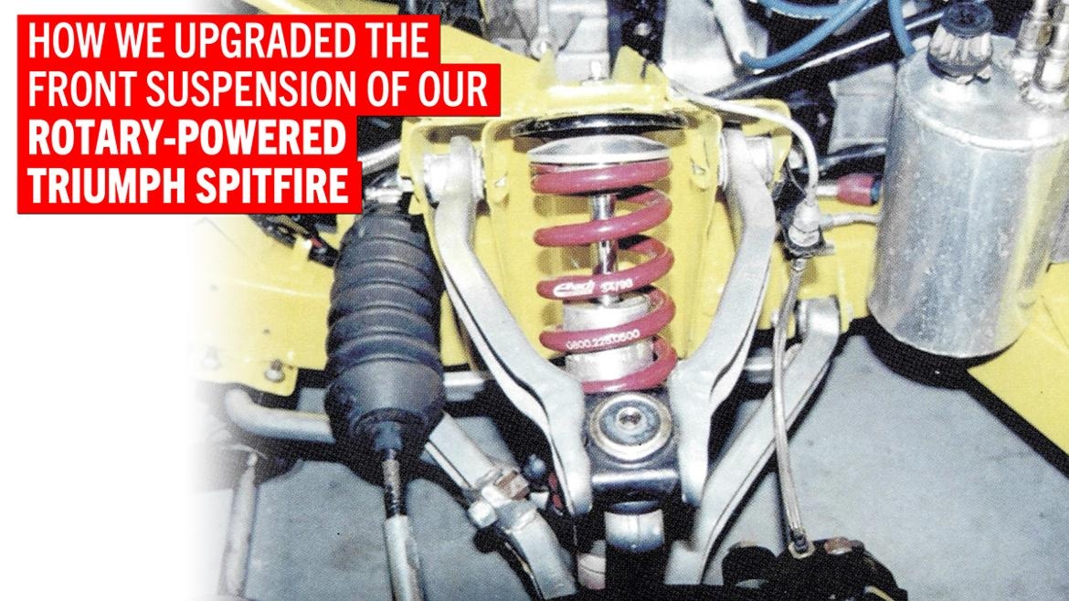 How we fit coil-overs to our rotary-powered Triumph Spitfire | #TBT