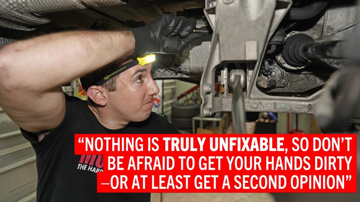 Unserviceable assembly? Don't be afraid to try and fix it yourself.