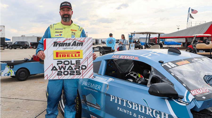 Menard Sets Sebring Trans Am Qualifying Record