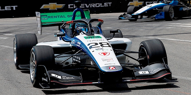 Hauger Leads Detroit Indy NXT Drills