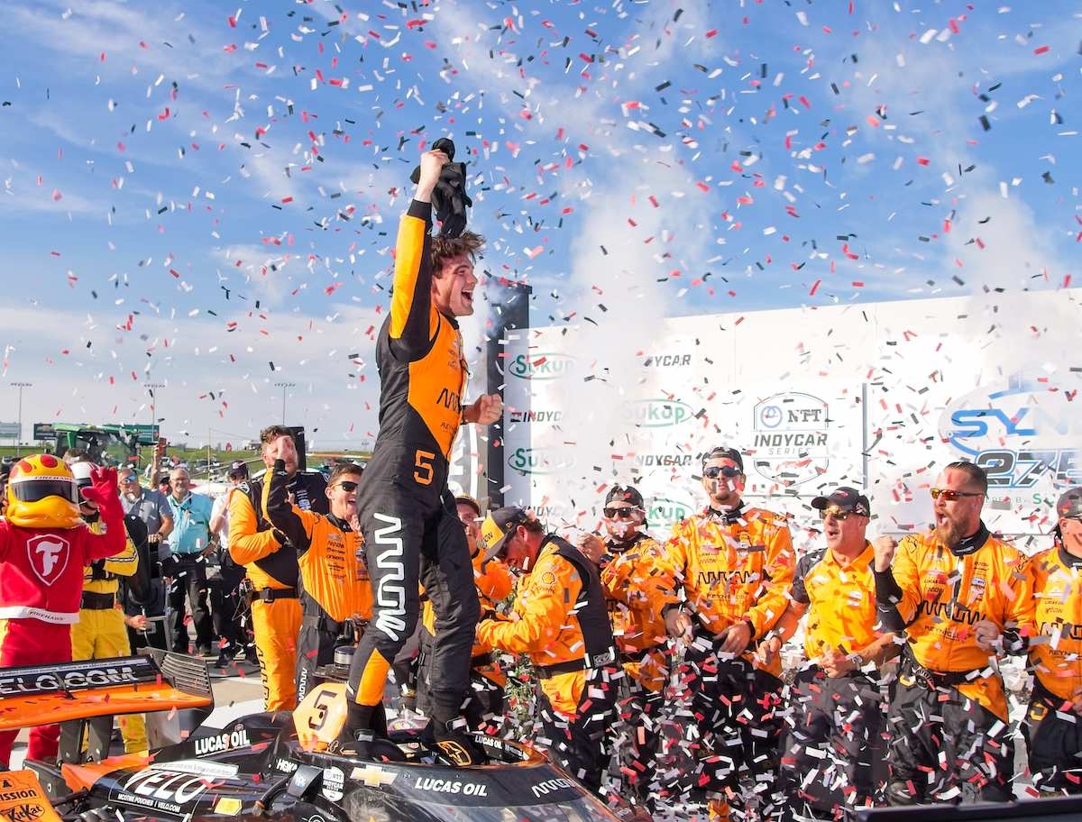 O'Ward porta la Chevrolet alla Victory Lane dell'IndyCar