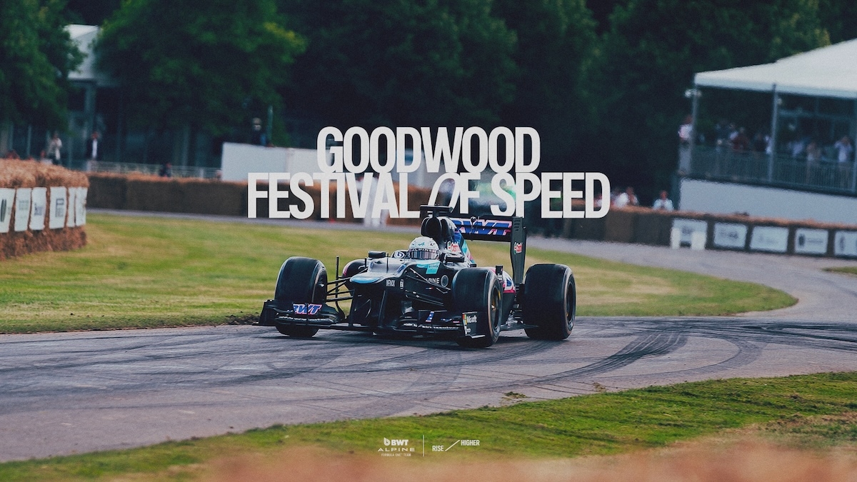 Alpine A523 returns to action at Goodwood 2025 with Kush Maini and Paul Aron at the wheel