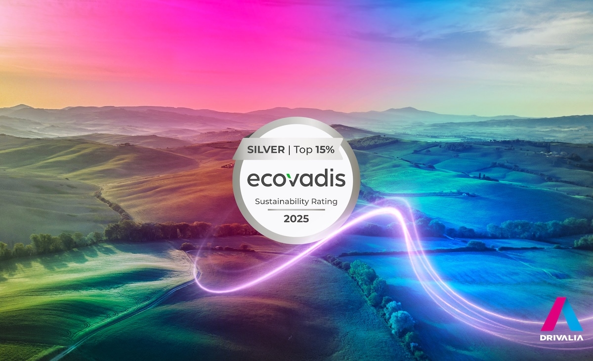 Drivalia awarded 12 sustainability medals by EcoVadis