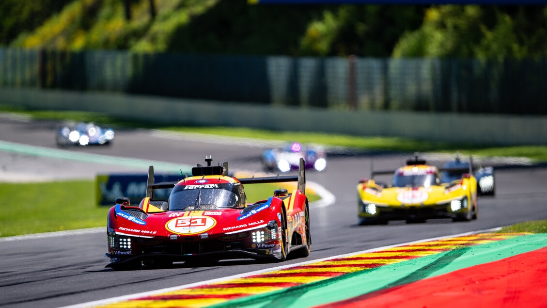 Fia WEC y Ferrari ganan la tercera carrera consecutiva en Spa